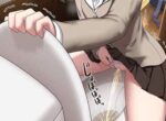 【ずぼら尿】パンツの股のところずらしてオシッコする女子達の二次エロ画像