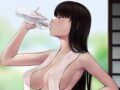 【世界水の日】ペットボトルの水を飲む女子達の二次エロ画像