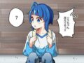 【何見てるの？】パンツ見えてるのに気づいてない女子の二次エロ画像