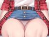 【ラッキーゾーンの日】座りパンチラの二次エロ画像