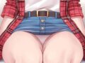 【ラッキーゾーンの日】座りパンチラの二次エロ画像