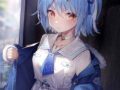 【禁忌】雨が踊るバスストップの二次エロ画像