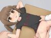 【日常感】上はTシャツ下は裸な女子とセックスしてる二次エロ画像